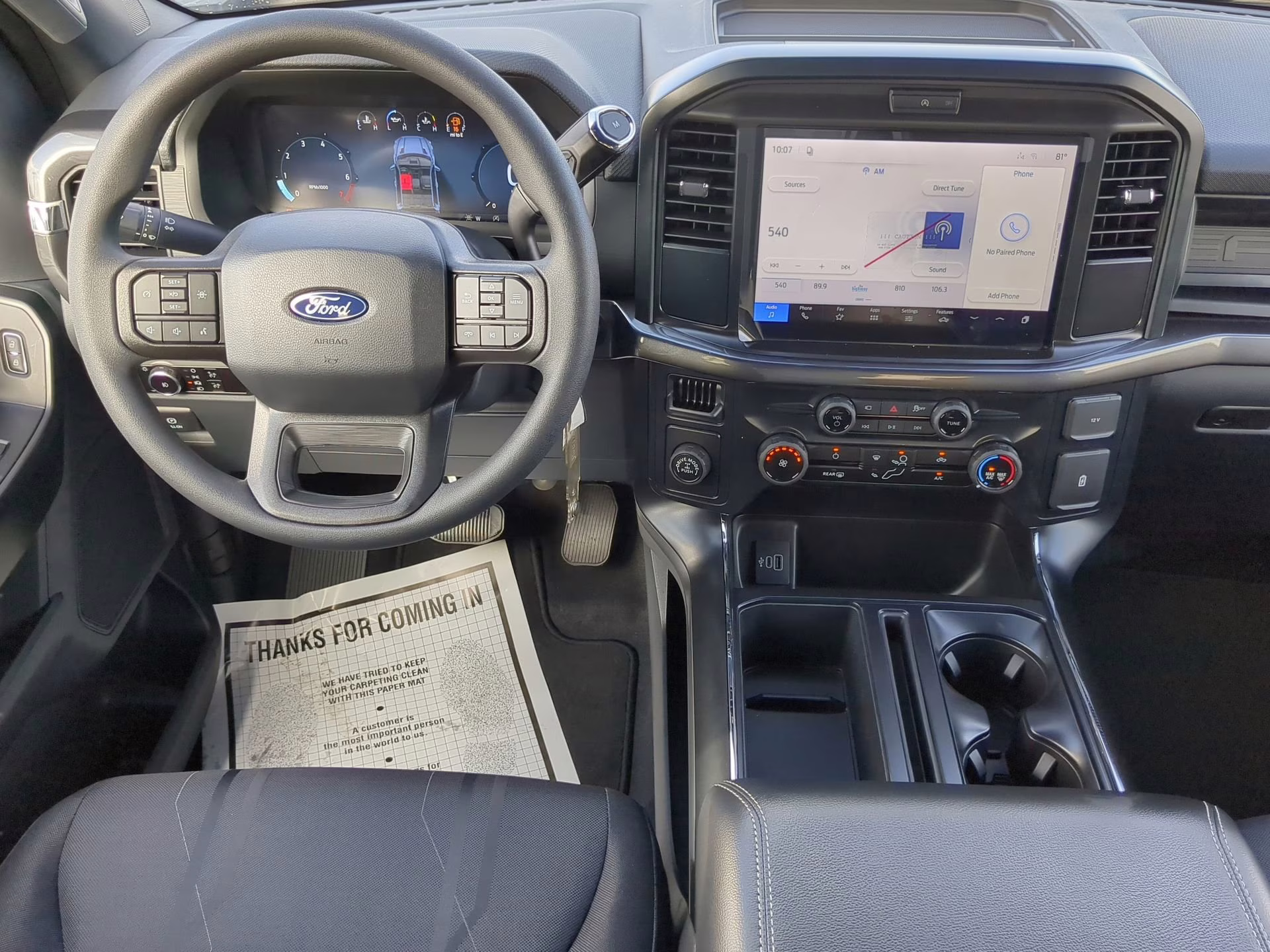 2026 Agate Black Metallic Ford F-150 STX Crew Cab Pickup RWD Truck