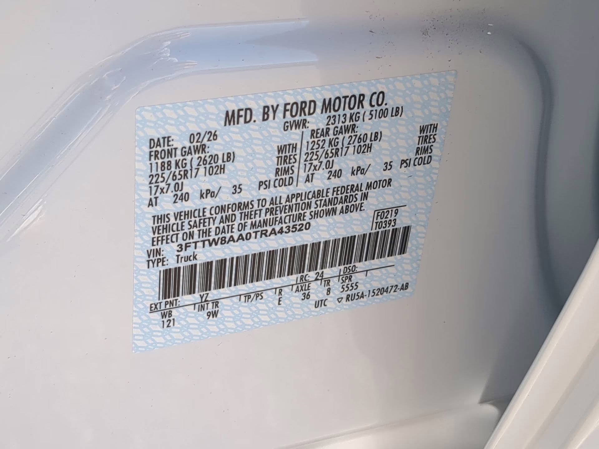 2026 Oxford White Ford Maverick XL Crew Cab Pickup FWD Truck