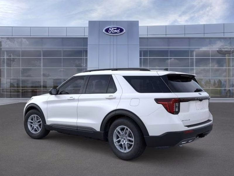 2026 Star White Metallic Tri-Coat Ford Explorer Active w/200A Pkg RWD SUV
