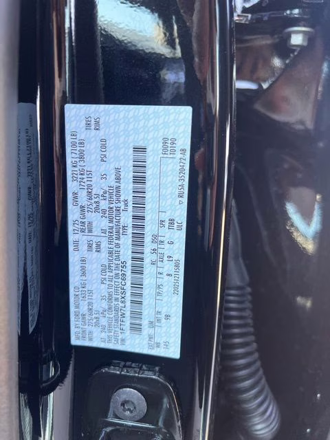 2025 Black Metallic Ford F-150 Platinum 4X4 Truck