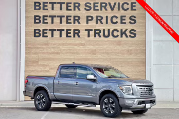 2022 Gun Metallic Nissan Titan Platinum Reserve 4X4 Truck