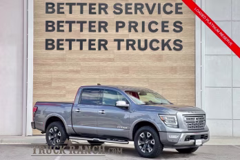 2022 Gun Metallic Nissan Titan Platinum Reserve 4X4 Truck