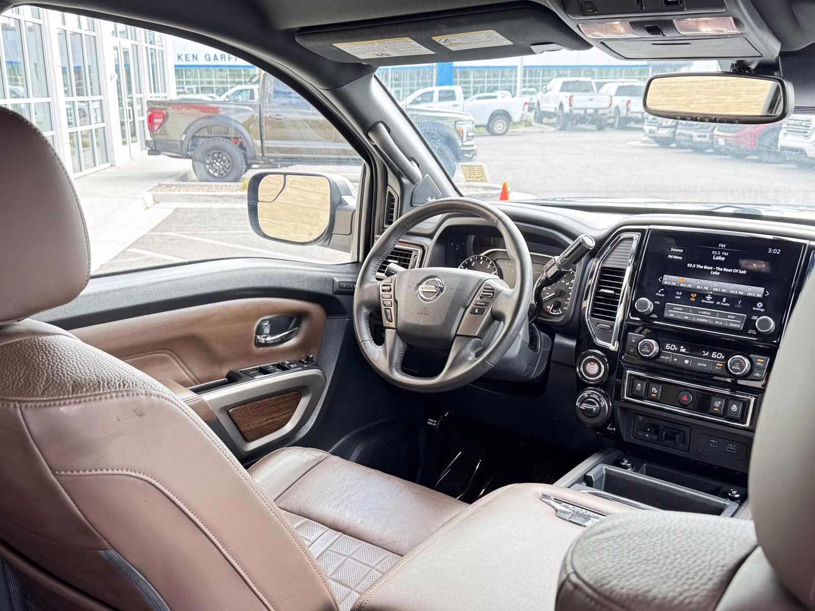 2022 Gun Metallic Nissan Titan Platinum Reserve 4X4 Truck