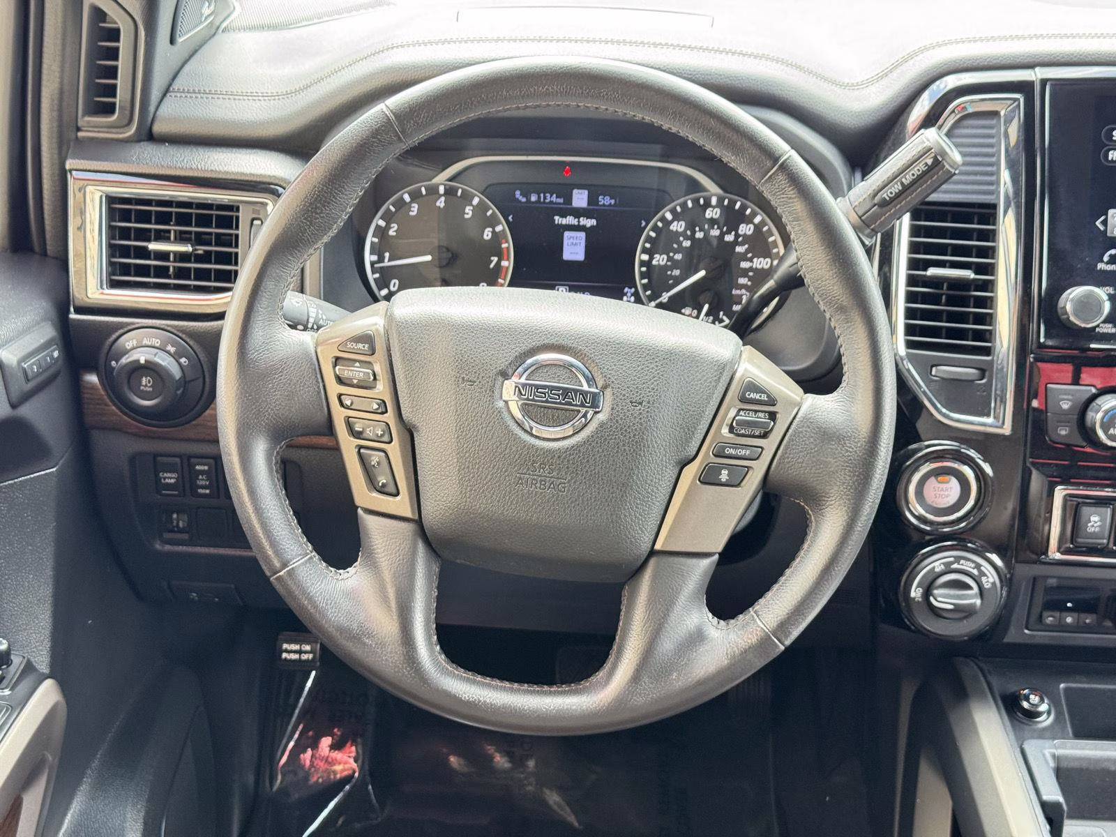 2022 Gun Metallic Nissan Titan Platinum Reserve 4X4 Truck