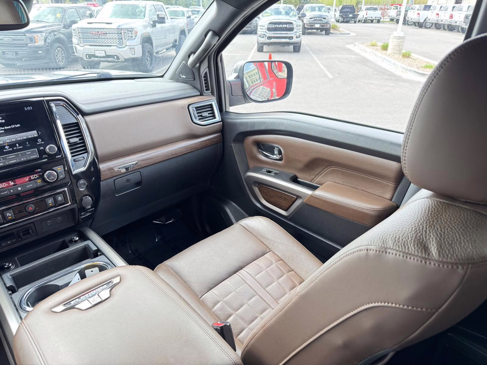 2022 Gun Metallic Nissan Titan Platinum Reserve 4X4 Truck