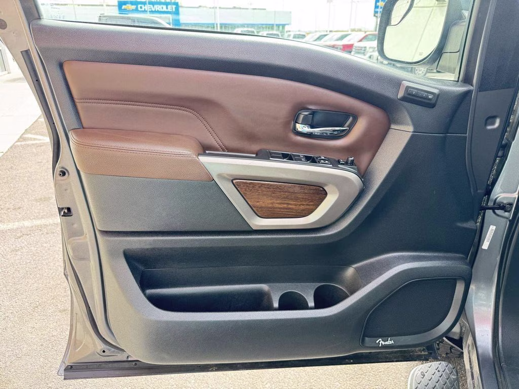 2022 Gun Metallic Nissan Titan Platinum Reserve 4X4 Truck