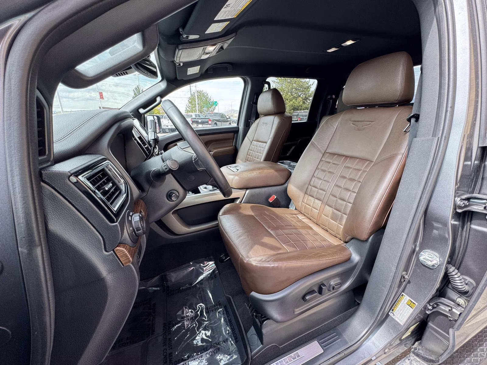 2022 Gun Metallic Nissan Titan Platinum Reserve 4X4 Truck