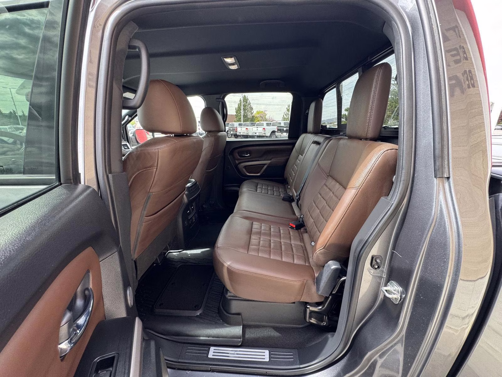 2022 Gun Metallic Nissan Titan Platinum Reserve 4X4 Truck