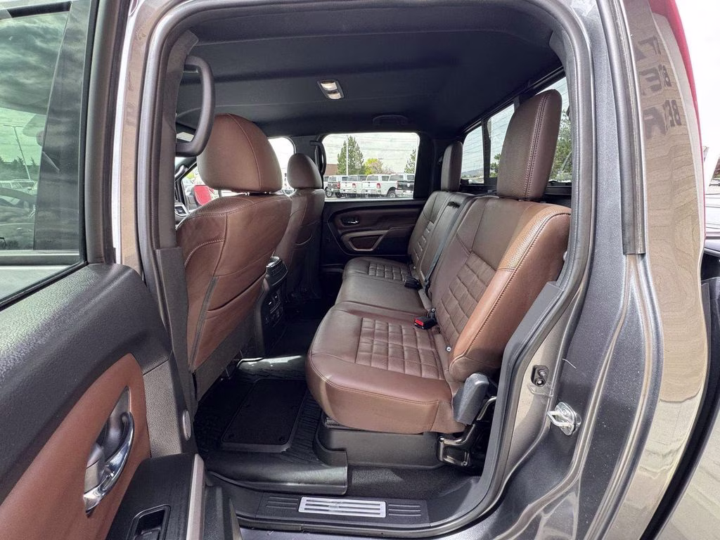 2022 Gun Metallic Nissan Titan Platinum Reserve 4X4 Truck