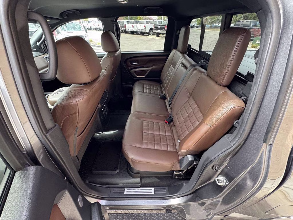 2022 Gun Metallic Nissan Titan Platinum Reserve 4X4 Truck