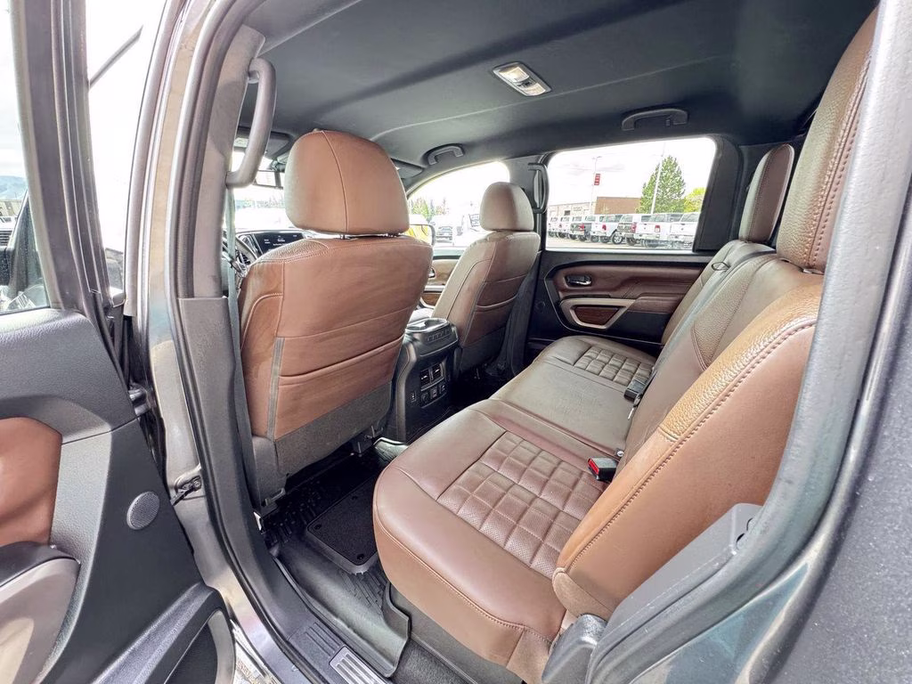 2022 Gun Metallic Nissan Titan Platinum Reserve 4X4 Truck