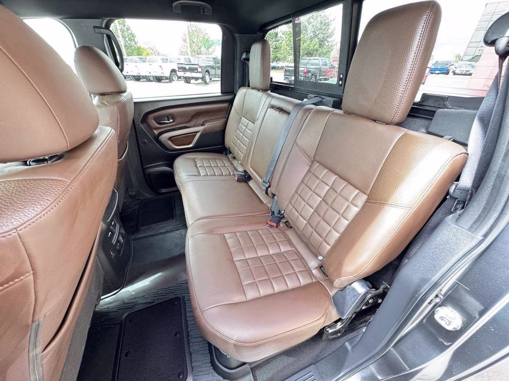 2022 Gun Metallic Nissan Titan Platinum Reserve 4X4 Truck
