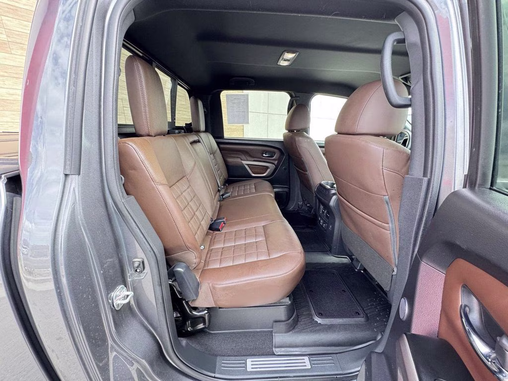 2022 Gun Metallic Nissan Titan Platinum Reserve 4X4 Truck