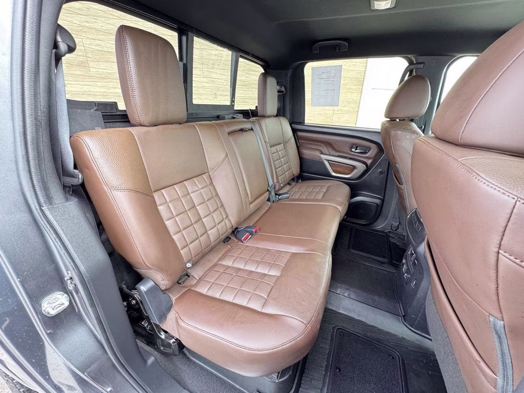 2022 Gun Metallic Nissan Titan Platinum Reserve 4X4 Truck