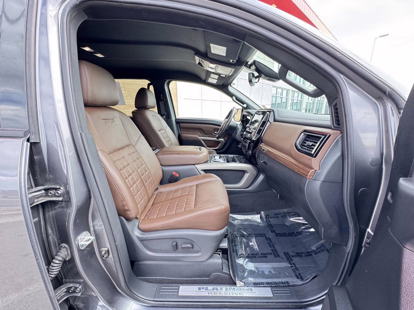 2022 Gun Metallic Nissan Titan Platinum Reserve 4X4 Truck