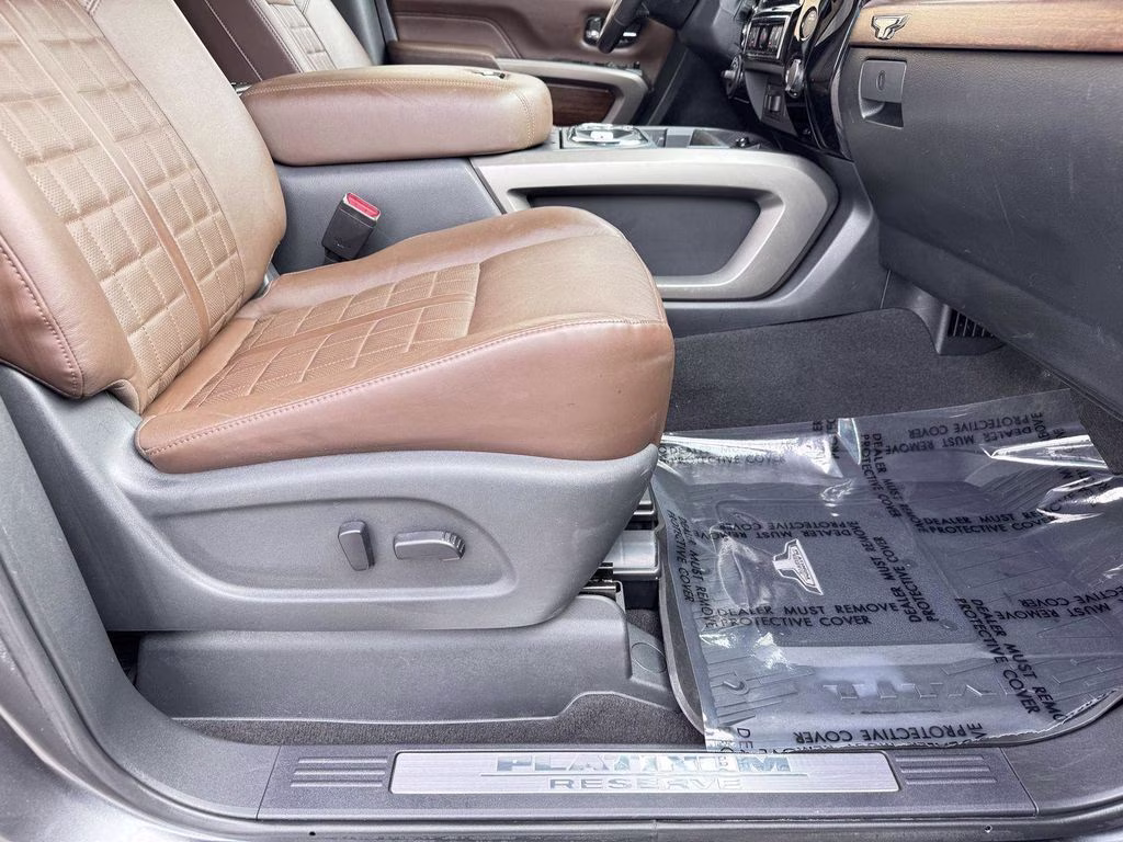2022 Gun Metallic Nissan Titan Platinum Reserve 4X4 Truck