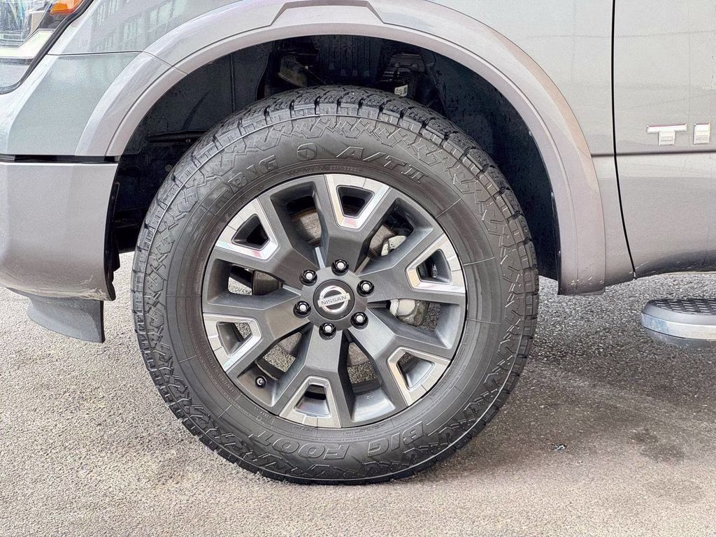 2022 Gun Metallic Nissan Titan Platinum Reserve 4X4 Truck