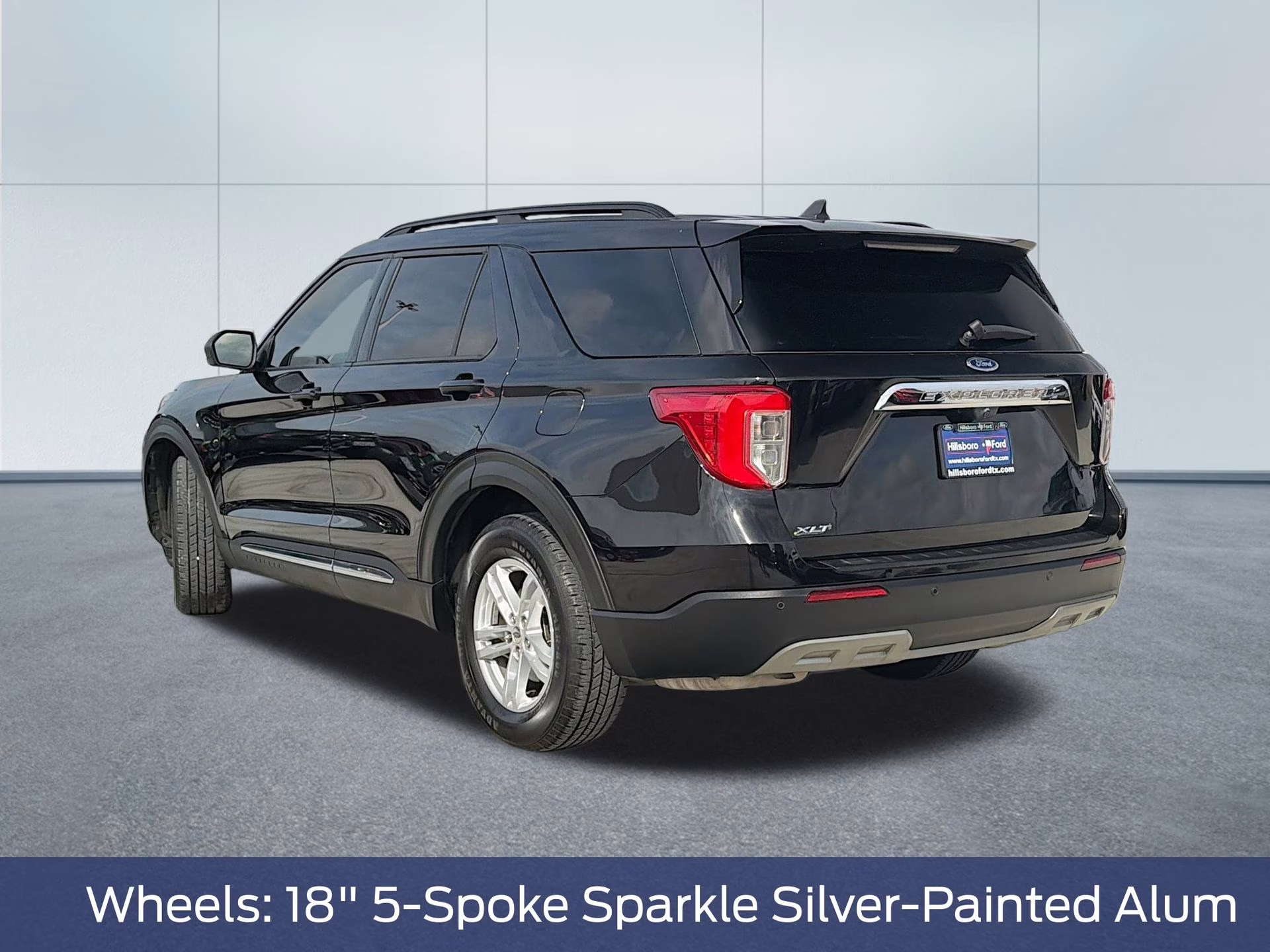 2021 Agate Black Metallic Ford Explorer XLT RWD SUV