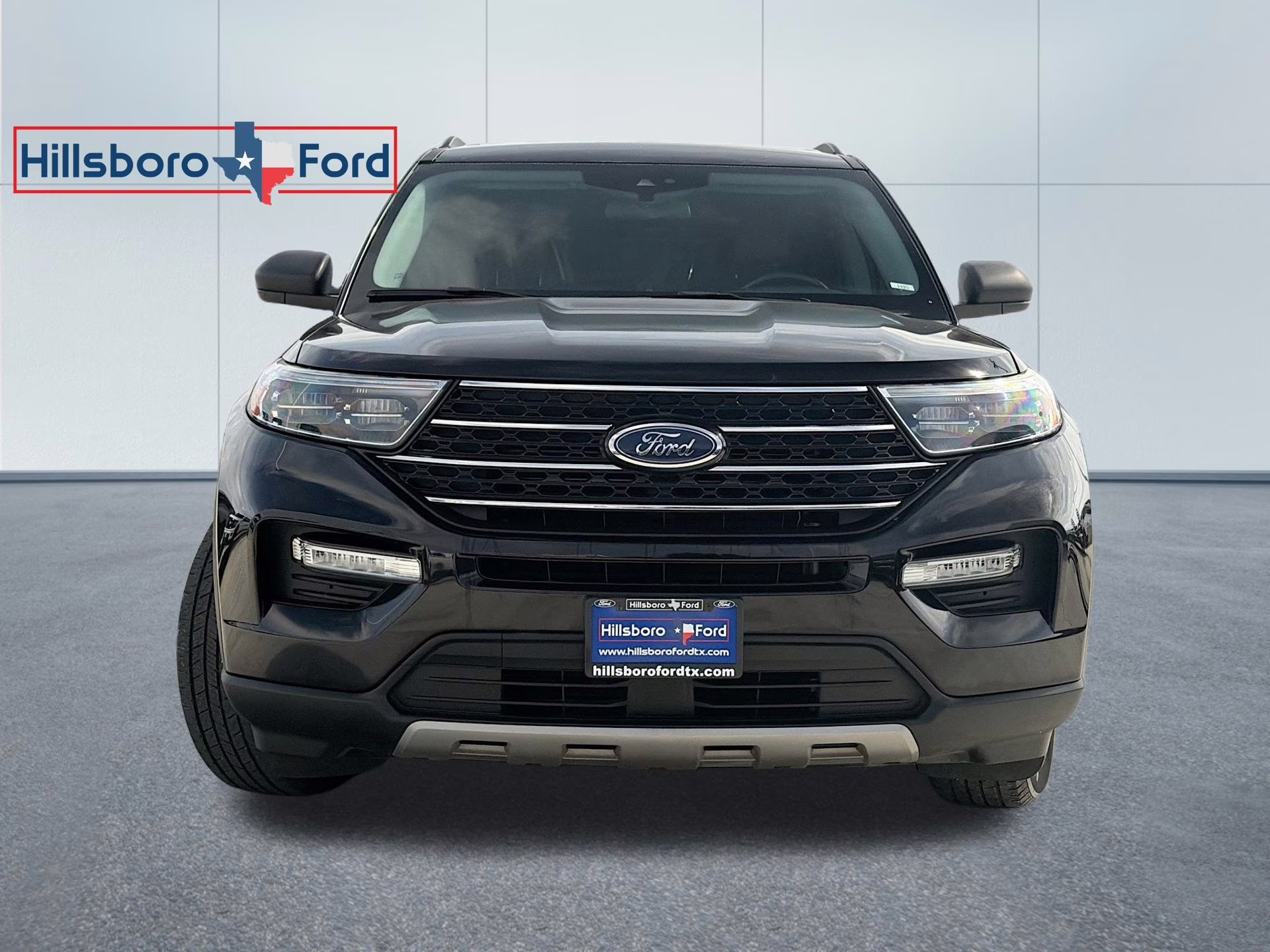 2021 Agate Black Metallic Ford Explorer XLT RWD SUV