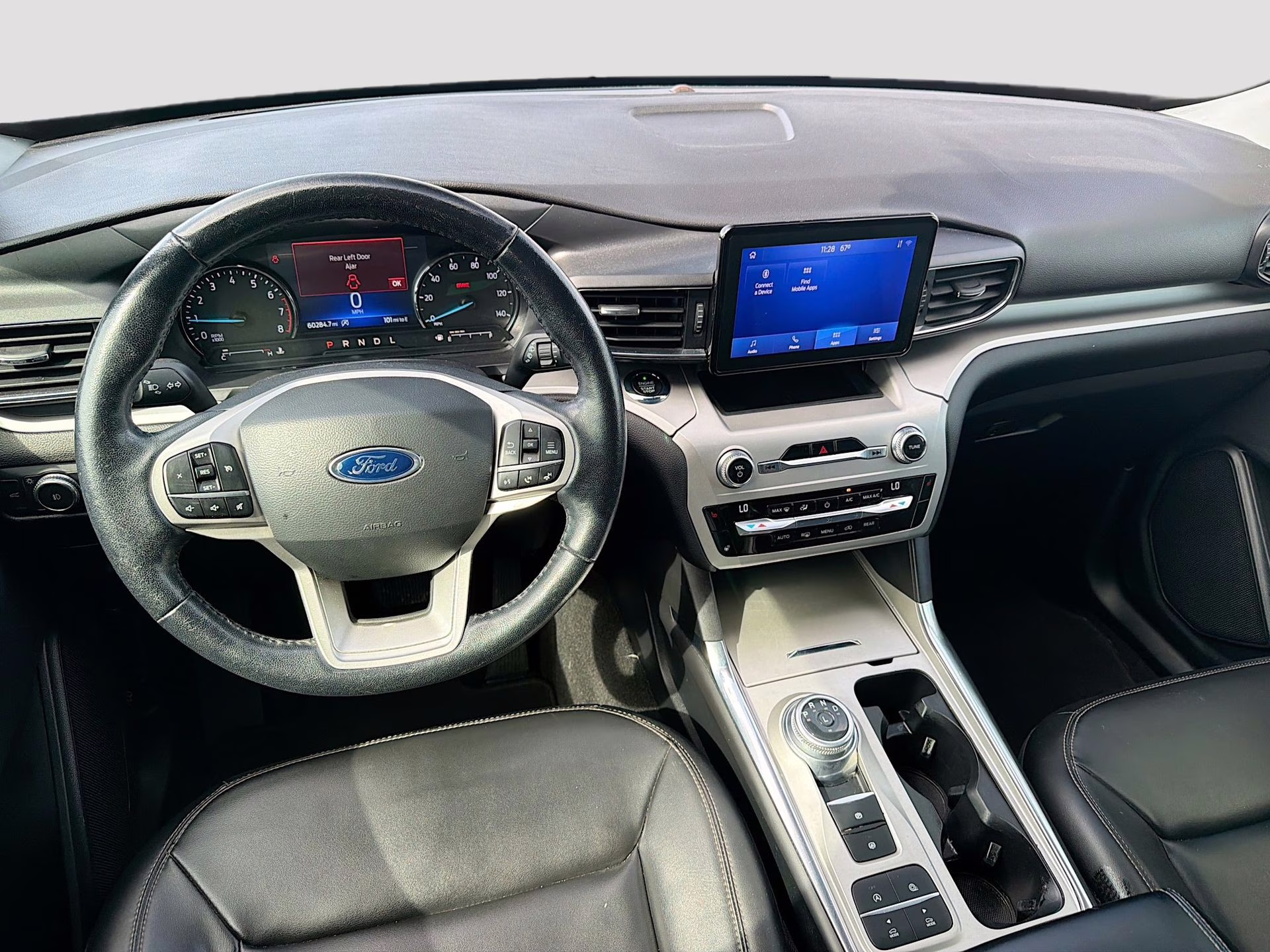 2021 Agate Black Metallic Ford Explorer XLT RWD SUV