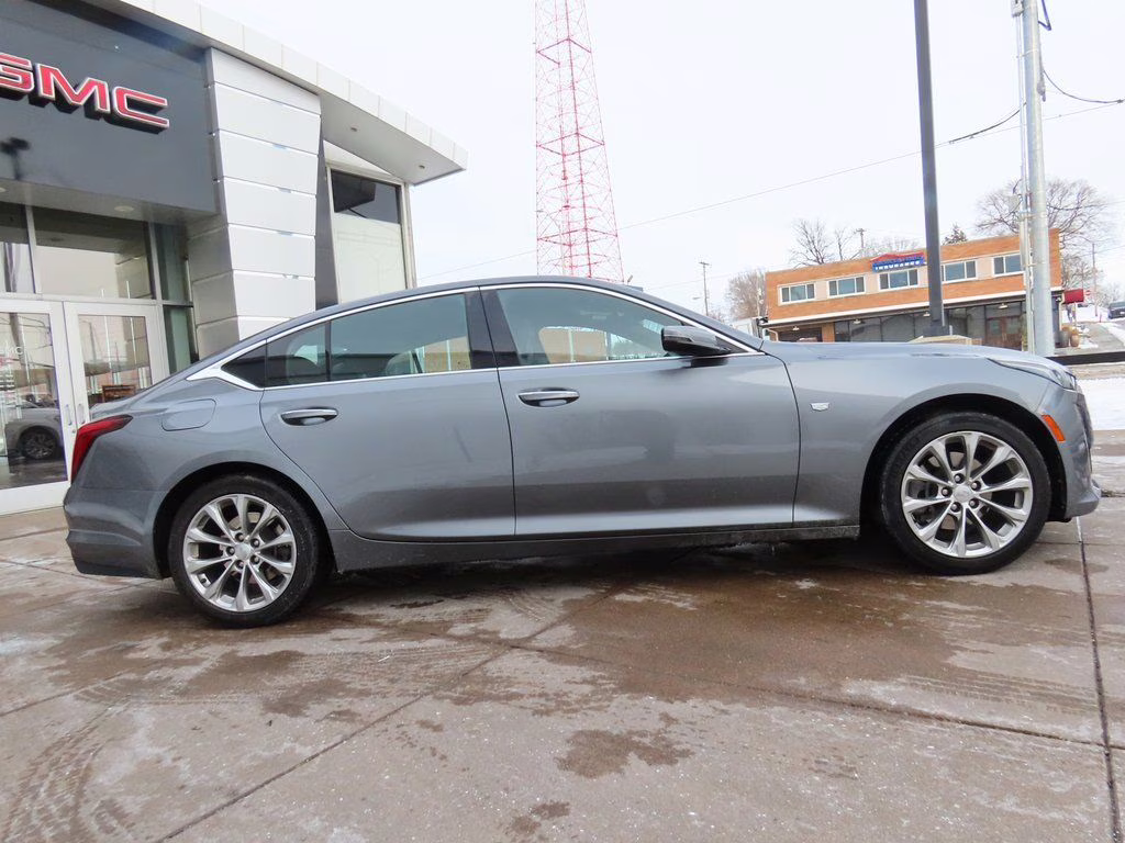 2022 Satin Steel Metallic Cadillac CT5 Premium Luxury RWD Sedan