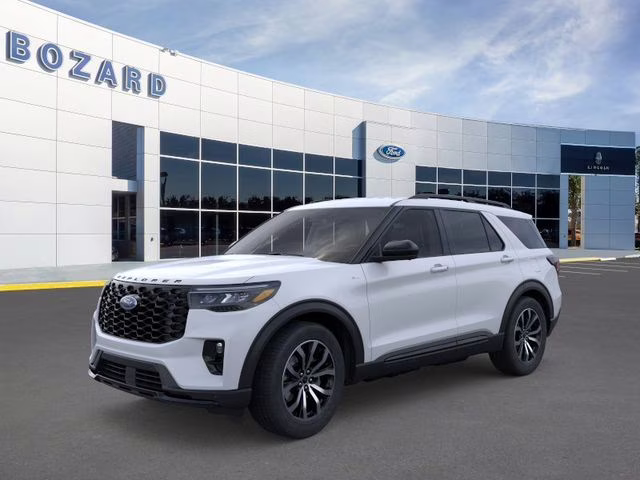 2026 Space White Metallic Ford Explorer ST-Line 4X4 SUV