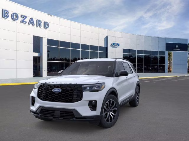 2026 Space White Metallic Ford Explorer ST-Line 4X4 SUV