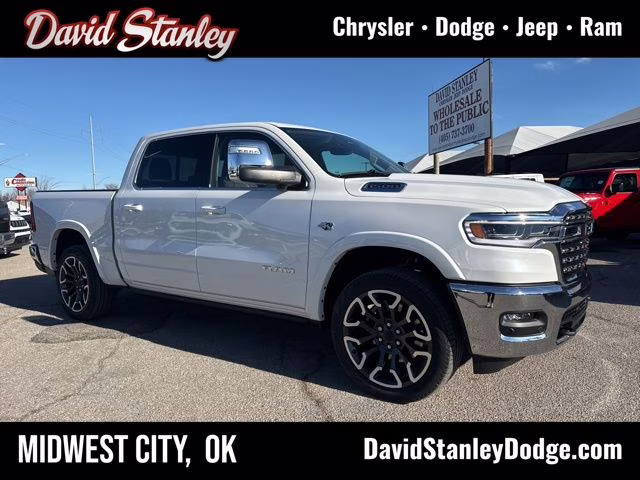 2026 Ivory White Ram 1500 Limited Longhorn 4X4 Truck