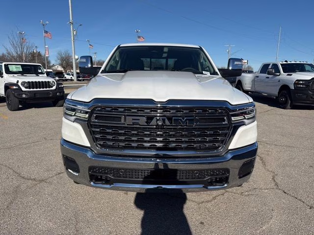 2026 Ivory White Ram 1500 Limited Longhorn 4X4 Truck
