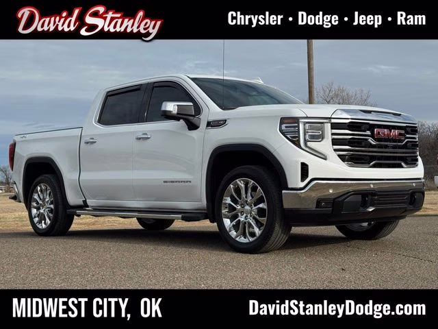 2024 Summit White GMC Sierra 1500 SLT 4X4 Truck