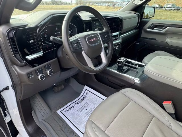 2024 Summit White GMC Sierra 1500 SLT 4X4 Truck