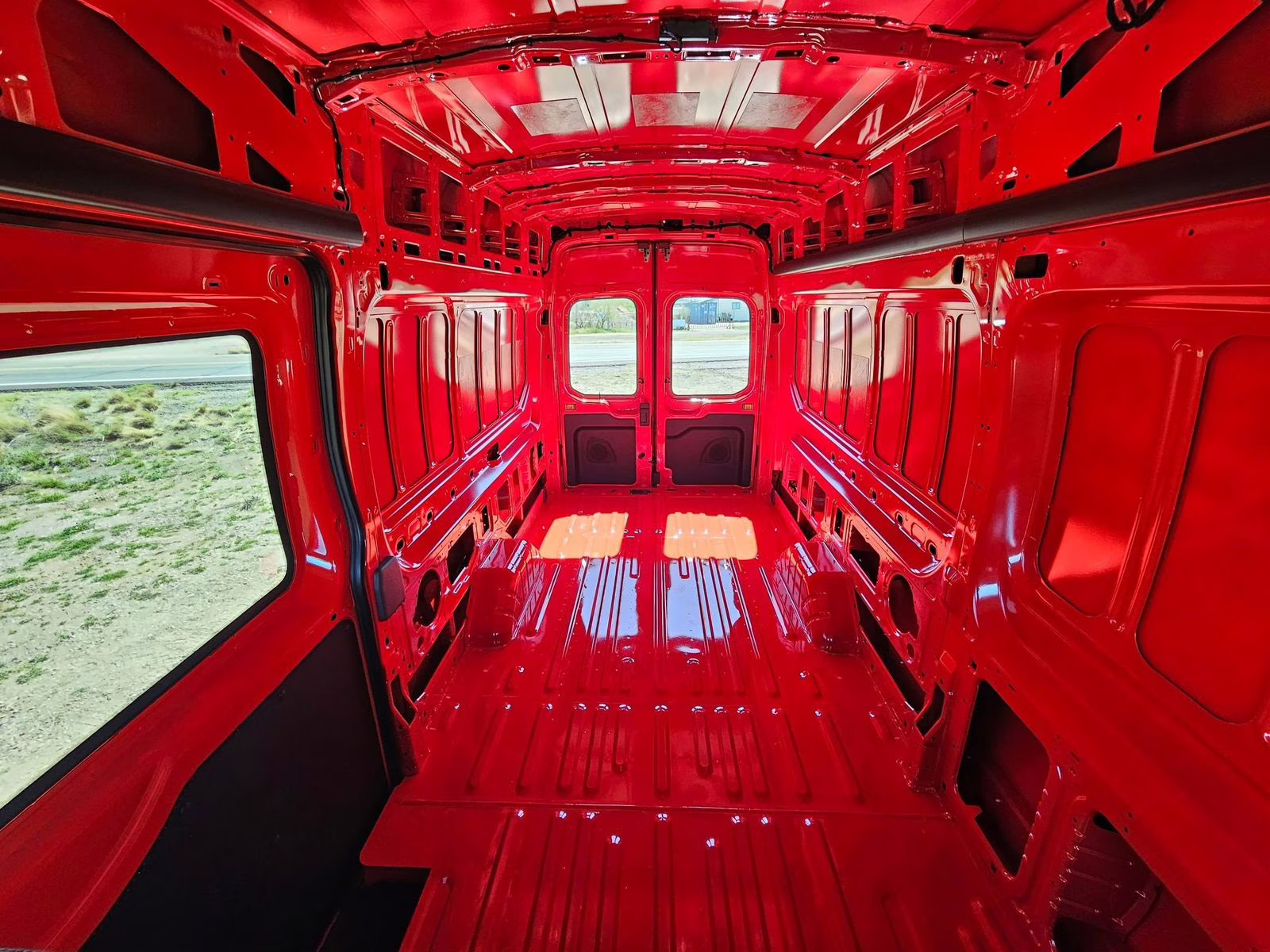 2026 Race Red Ford Transit-350 Base AWD Van