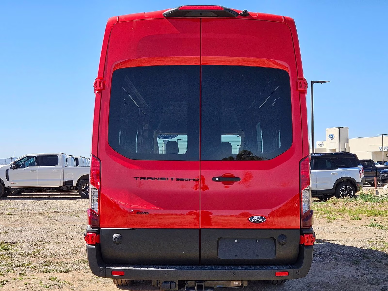 2026 Race Red Ford Transit-350 Base AWD Van