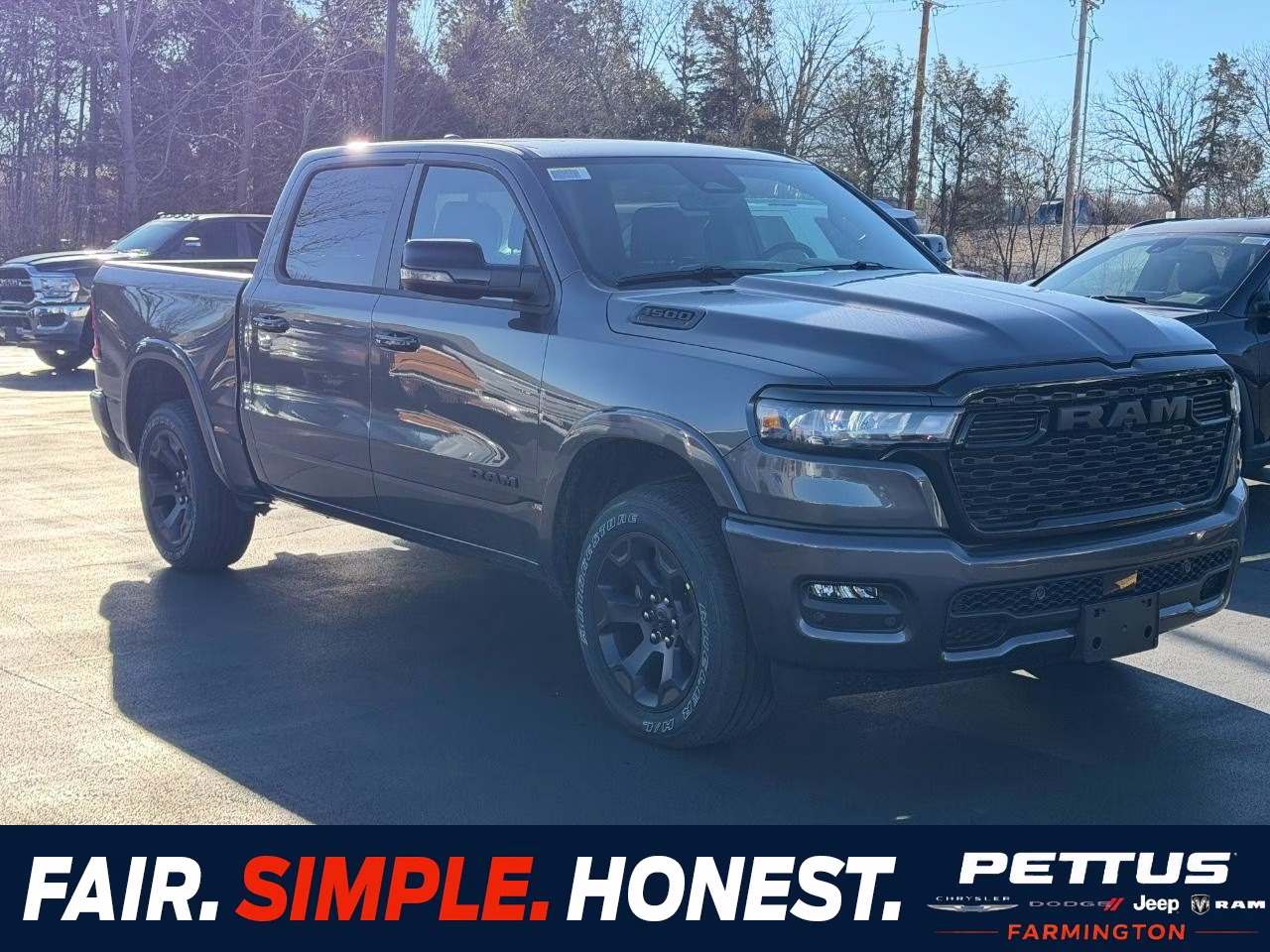 2026 Granite Crystal Metallic Clearcoat Ram 1500 Big Horn/Lone Star 4X4 Truck