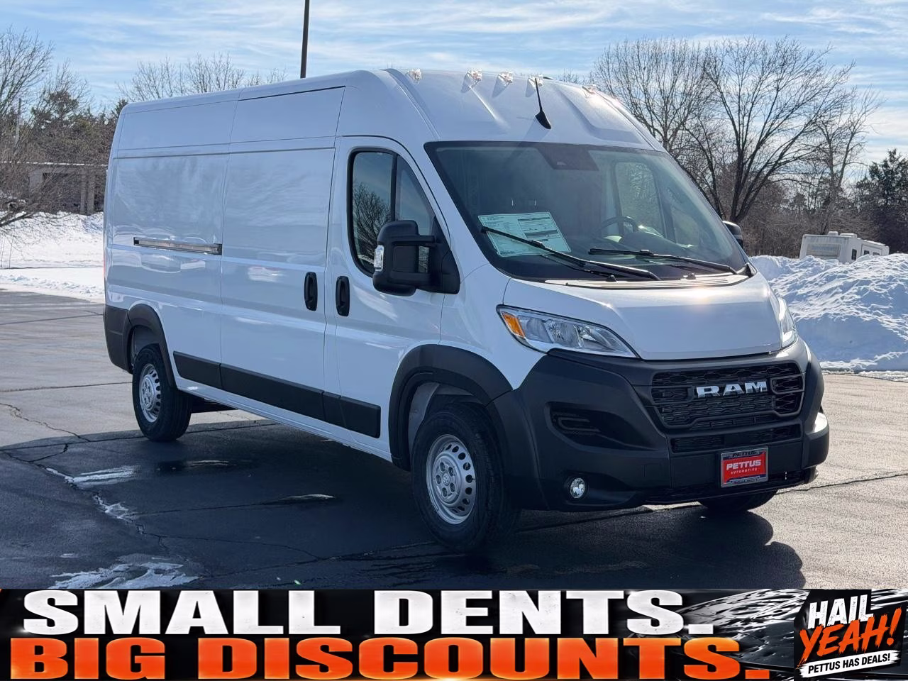 2026 Bright White Clearcoat Ram ProMaster 2500 High Roof FWD Van