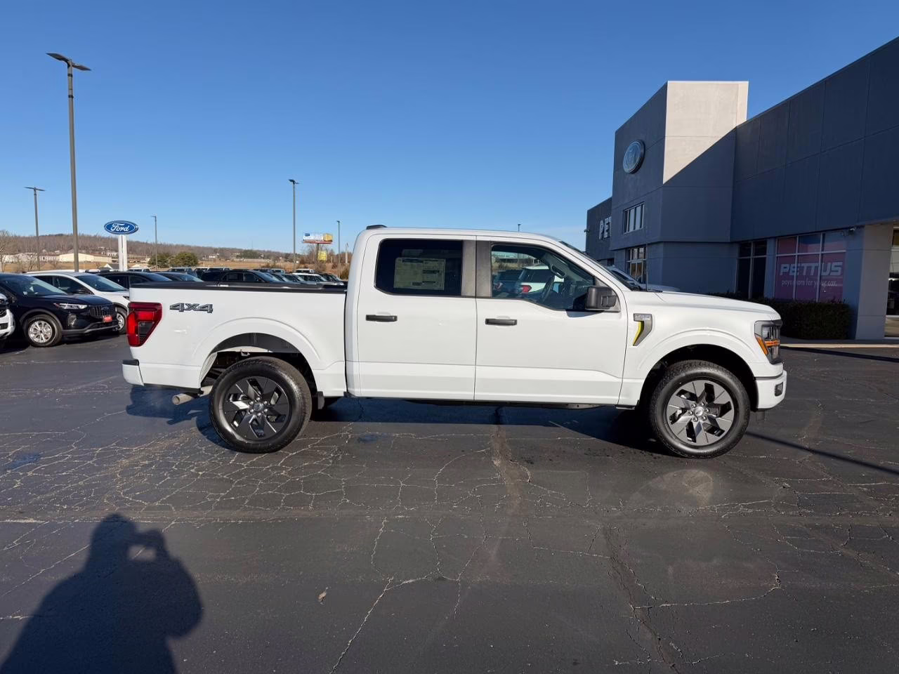 2025 Space White Metallic Ford F-150 STX 4X4 Truck