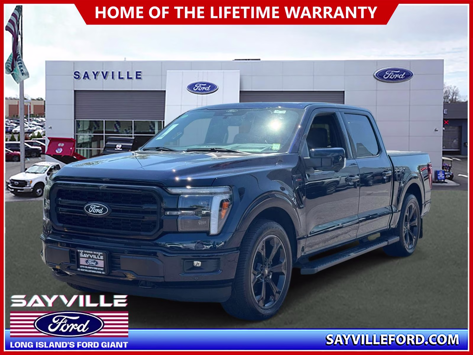 2025 Antimatter Blue Metallic Ford F-150 LARIAT 4WD SuperCrew 5.5' Box 4X4 Truck
