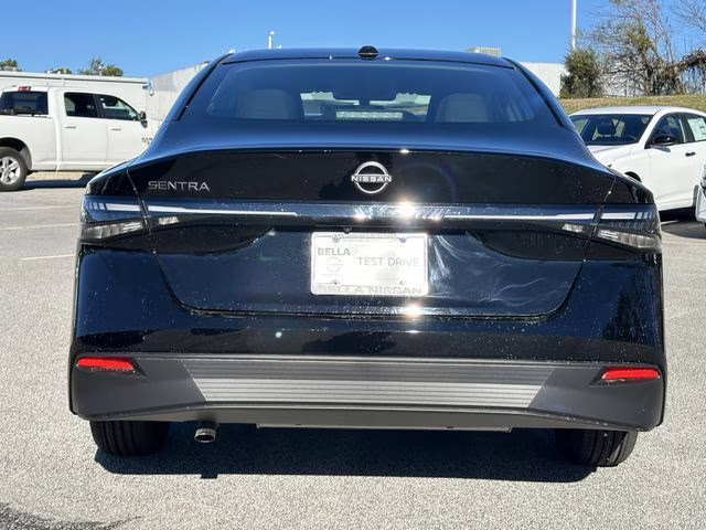 2026 Super Black Nissan Sentra S FWD Sedan