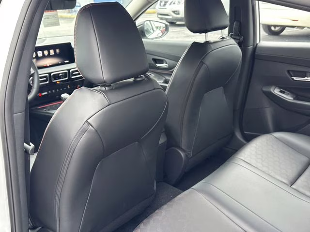 2026 Aspen White/Super Black Nissan Sentra SR FWD Sedan