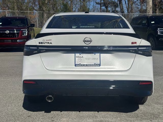 2026 Aspen White Tricoat Nissan Sentra SR FWD Sedan