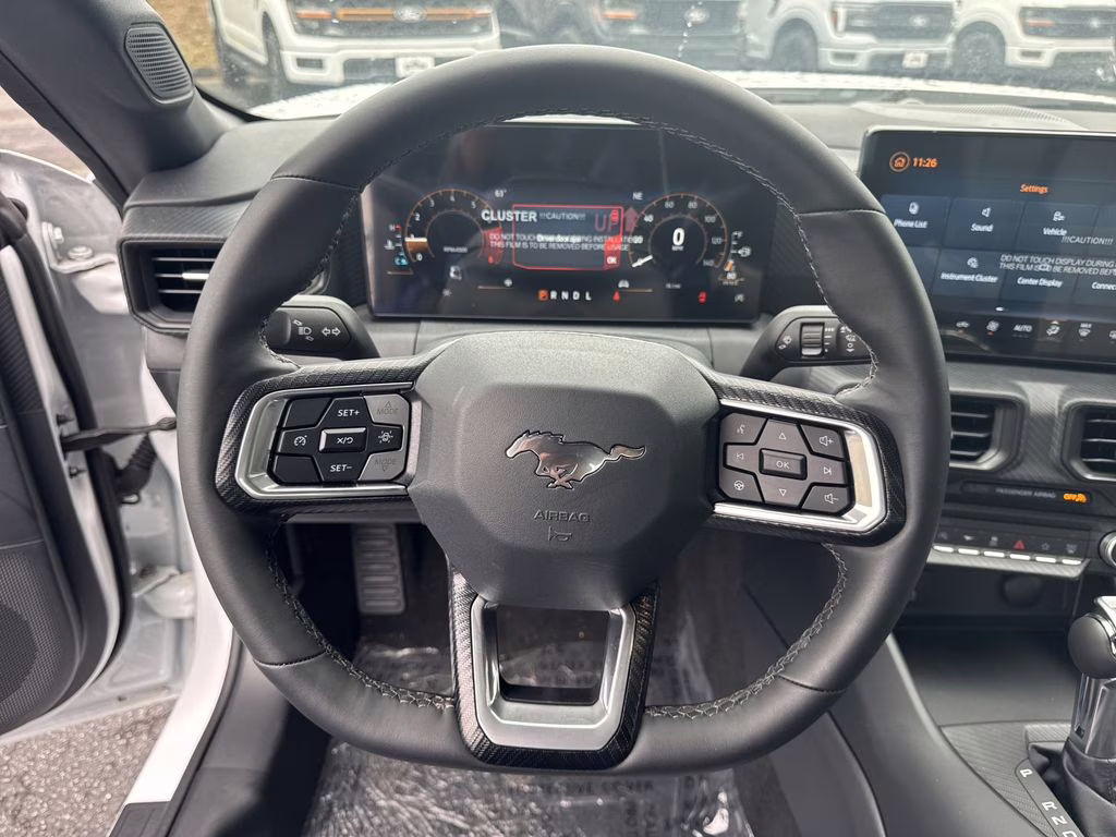 2025 Oxford White Ford Mustang EcoBoost RWD Coupe