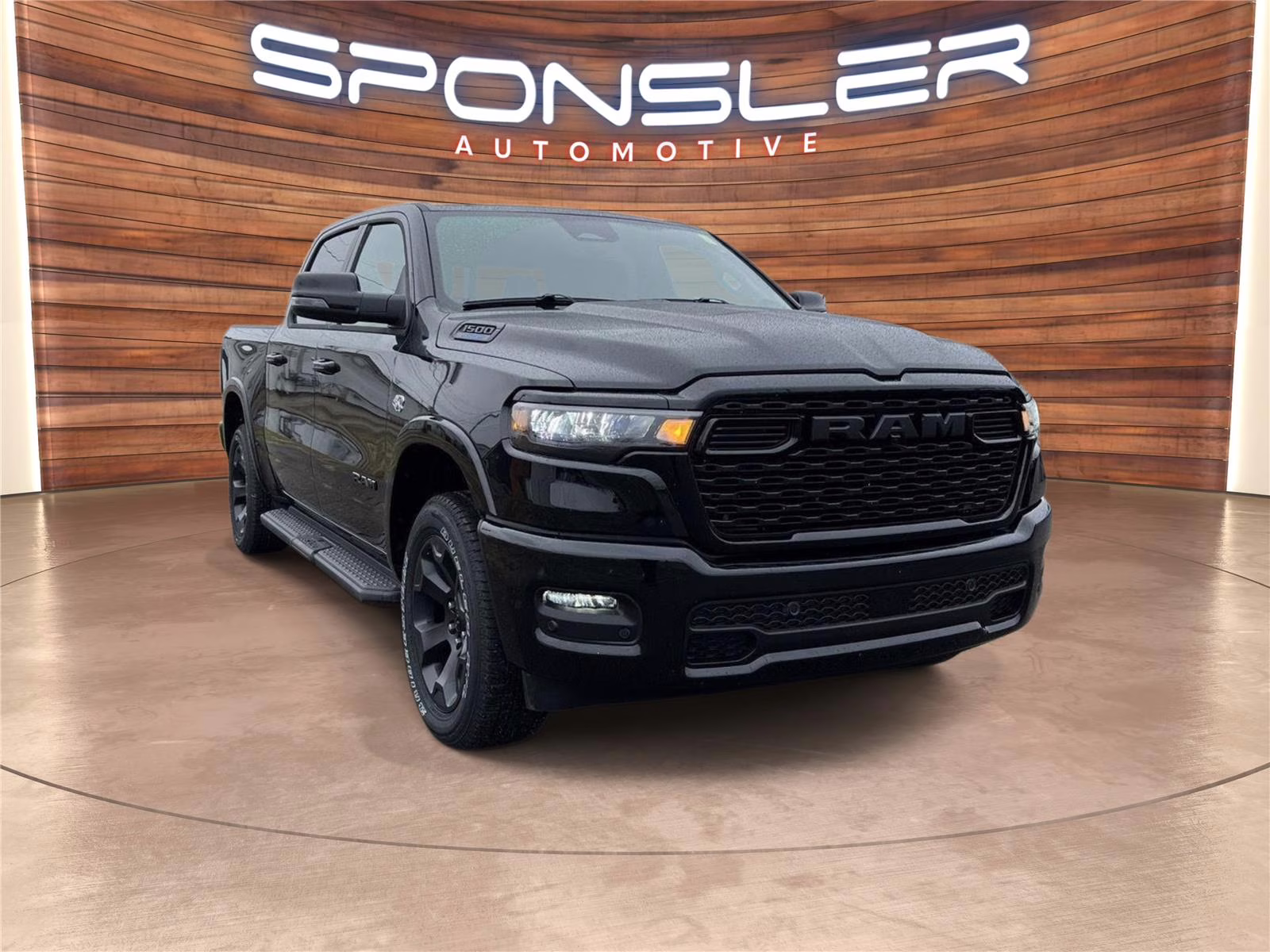 2026 Diamond Black Crystal Pearlcoat Ram 1500 Big Horn 4X4 Truck