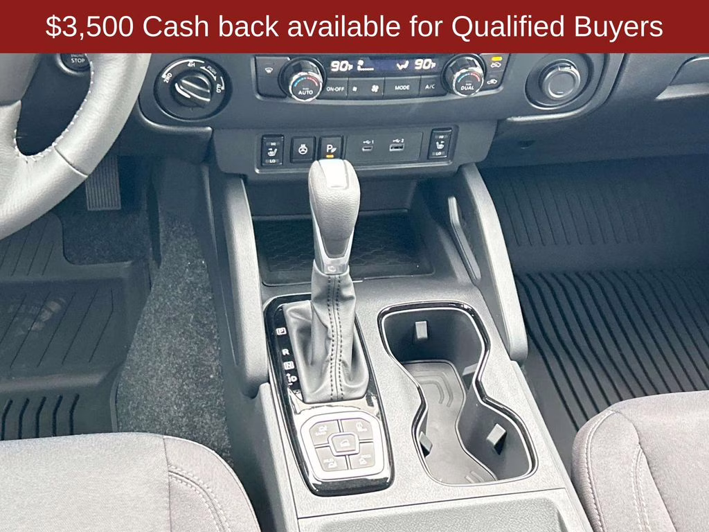 2026 Glacier White Nissan Frontier SV 4X4 Truck