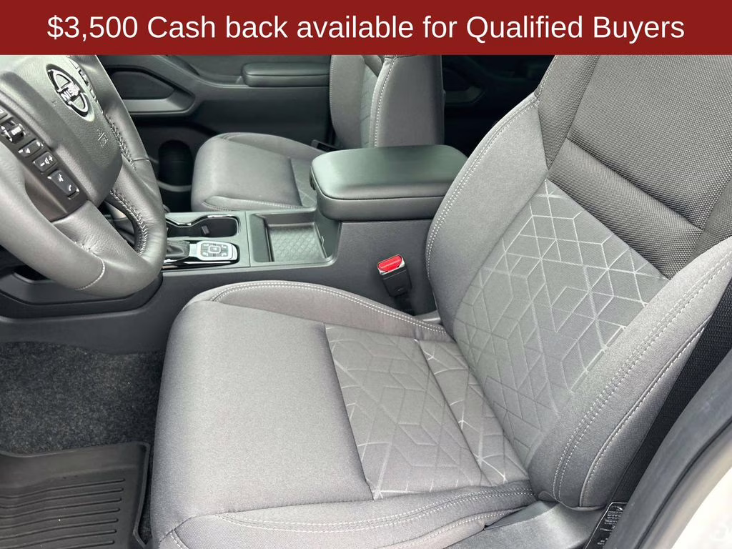 2026 Glacier White Nissan Frontier SV 4X4 Truck