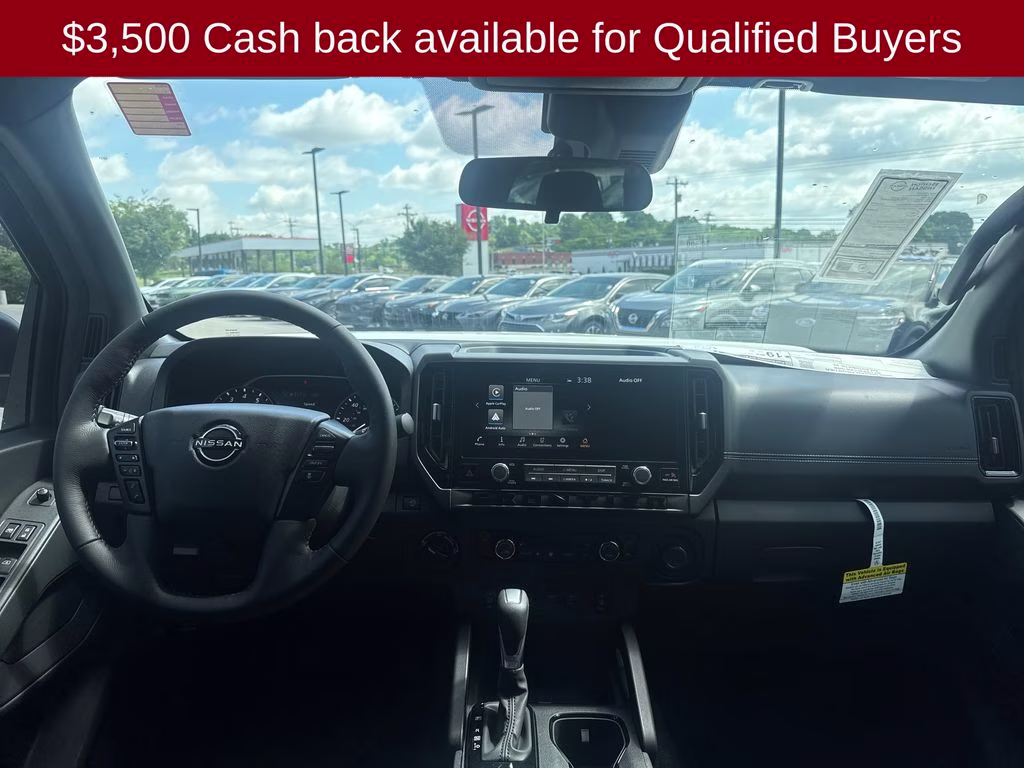 2026 Glacier White Nissan Frontier SV 4X4 Truck