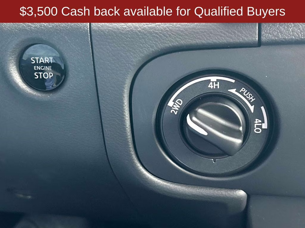 2026 Glacier White Nissan Frontier SV 4X4 Truck