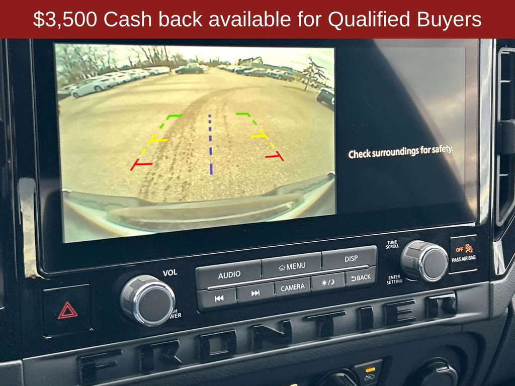 2026 Glacier White Nissan Frontier SV 4X4 Truck