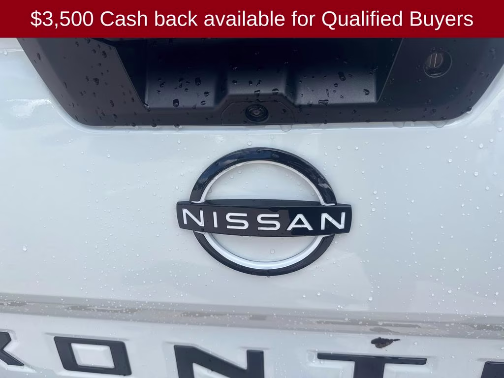 2026 Glacier White Nissan Frontier SV 4X4 Truck