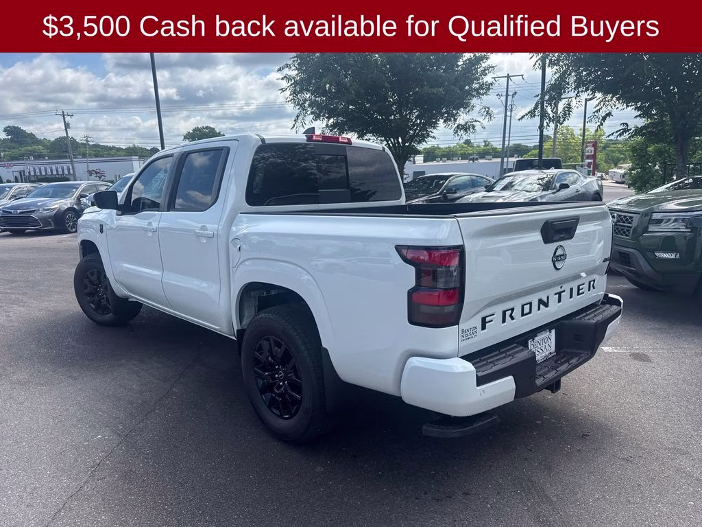 2026 Glacier White Nissan Frontier SV 4X4 Truck