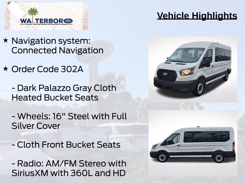 2026 Oxford White Ford Transit-350 XLT RWD Crossover